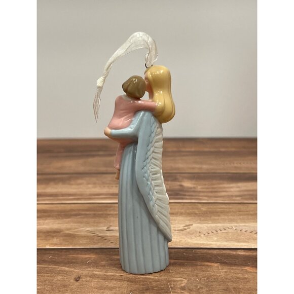 2005 HALLMARK KEEPSAKE ORNAMENT QXG4372 ANGEL ON EARTH MOTHER AND CHILD GLASS - Picture 9 of 11